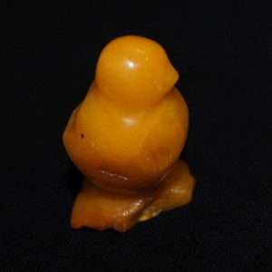 Vintage amber souvenir Bird